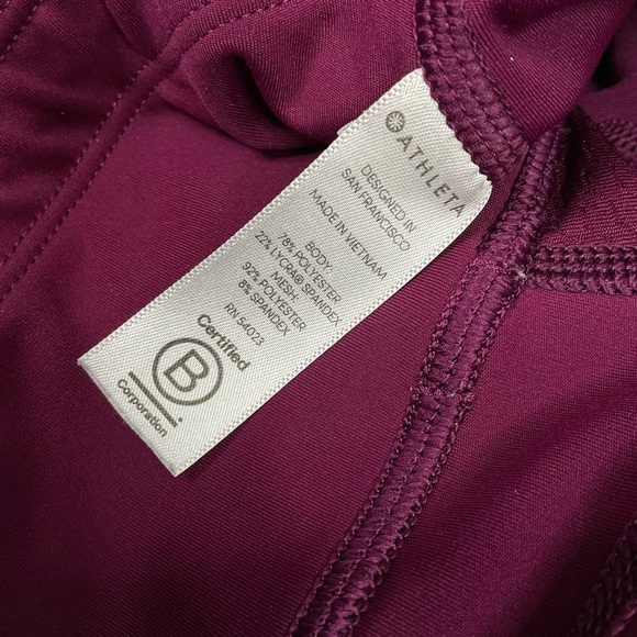 Athleta Mesh Contender Capri Leggings Powerlift Size Small - Picture 4 of 6